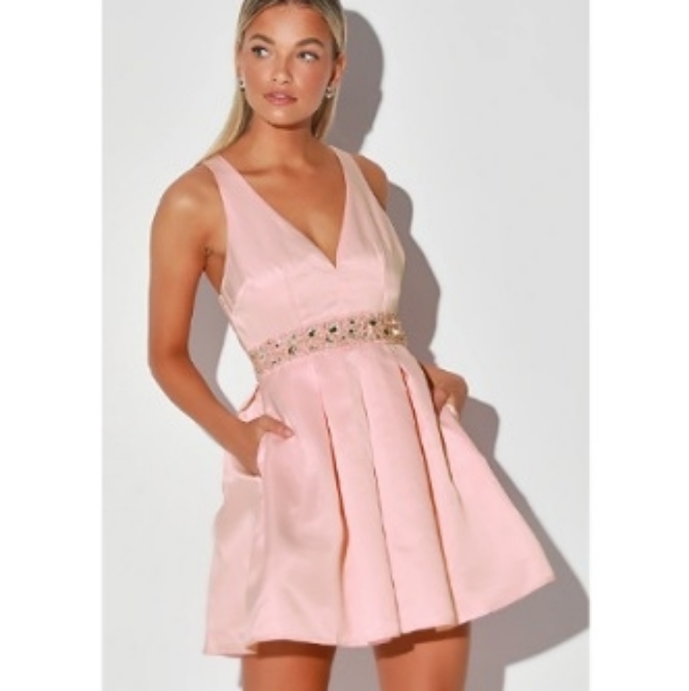 Lulu's Like a Princess Light Pink Skater D…